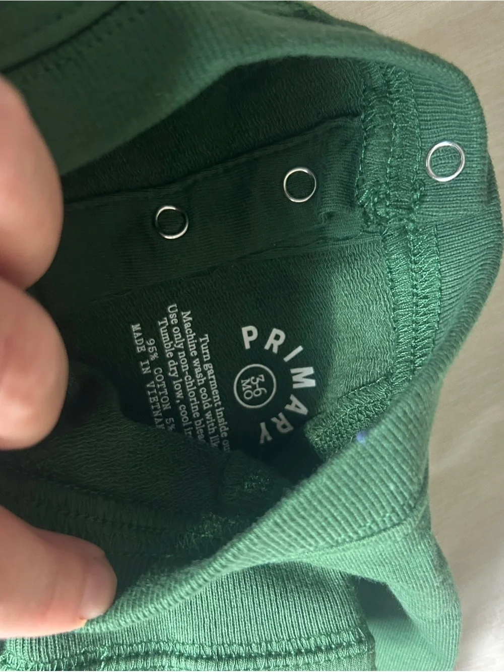 Monica & Andy/ Primary Green Star and Football Baby outfits 3-6 months